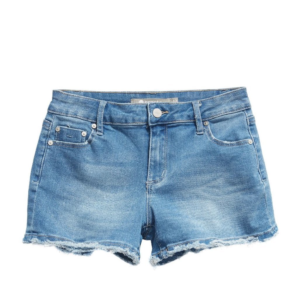 TRACTR Kids' Cutoff Denim Shorts In Indigo